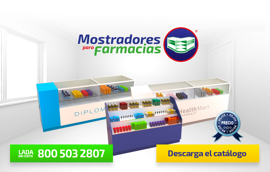 Mostradores Grandes para Farmacias